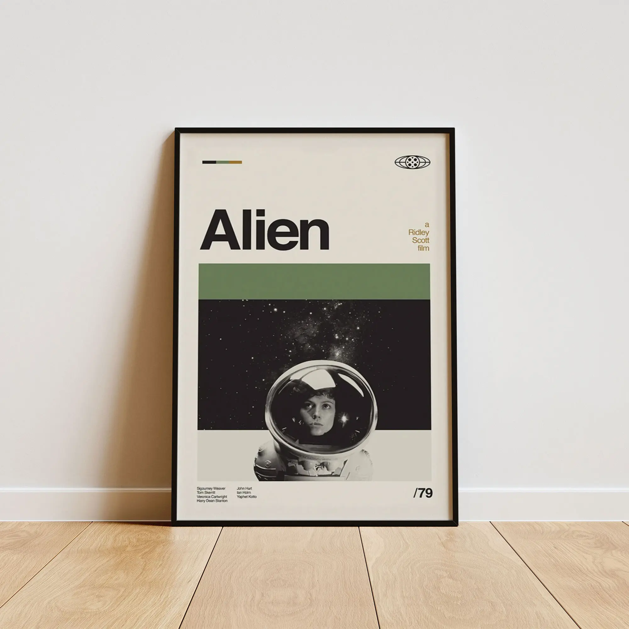 Alien Poster, Contemporary Wall Decor, Modern Home Aesthetic, Interior Decoration Print