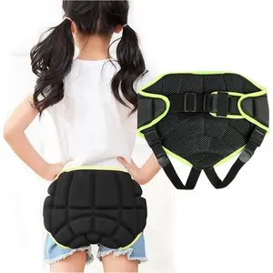 3D Kids Teens Butt Protection Pad Crush Guard Tailbone Hip Padded Shorts for Skiing Skating Snowboarding Skateboarding