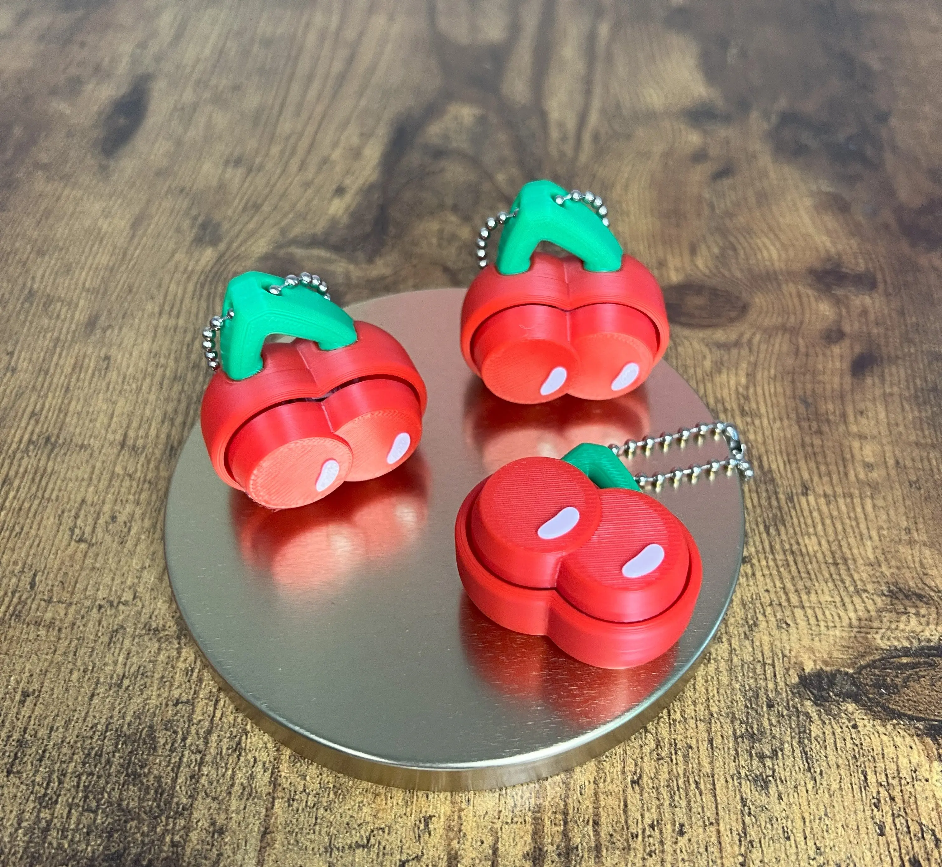 Fruit Clicker Fidget Toy/ Cherry Fruit Clicker Fidget Toy/ Cherry