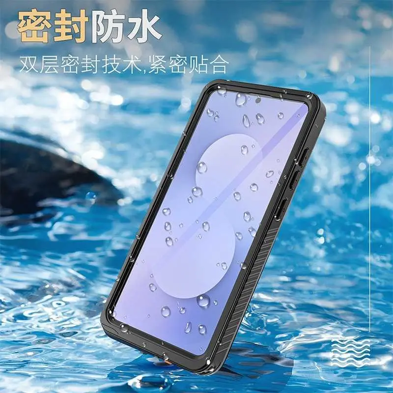For Galaxy Samsung S26 Ultra Waterproof Case Outdoor Diving Case Sports Shockproof Full Coverage Protective Case HNAQ82trgawed