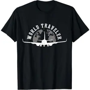 World Traveler Shirt Backpacking Traveling Travel Tee Gift T-Shirt