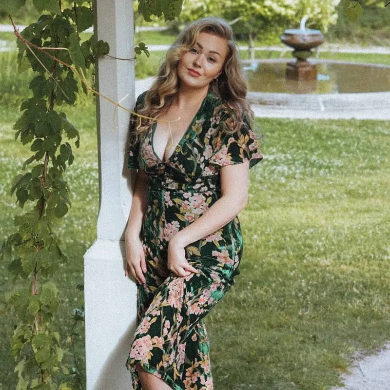 1930s dark green dress - TikTok Shop