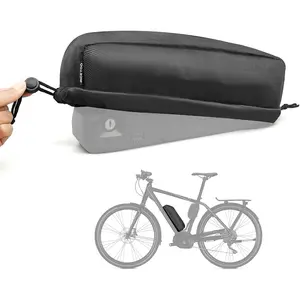 Ebike Battery Protective Bag Cover, Electric Bicycle 36V 48V 52V 60V Li-ion Battery Waterproof Dustproof Anti Mud Cover Household Items
