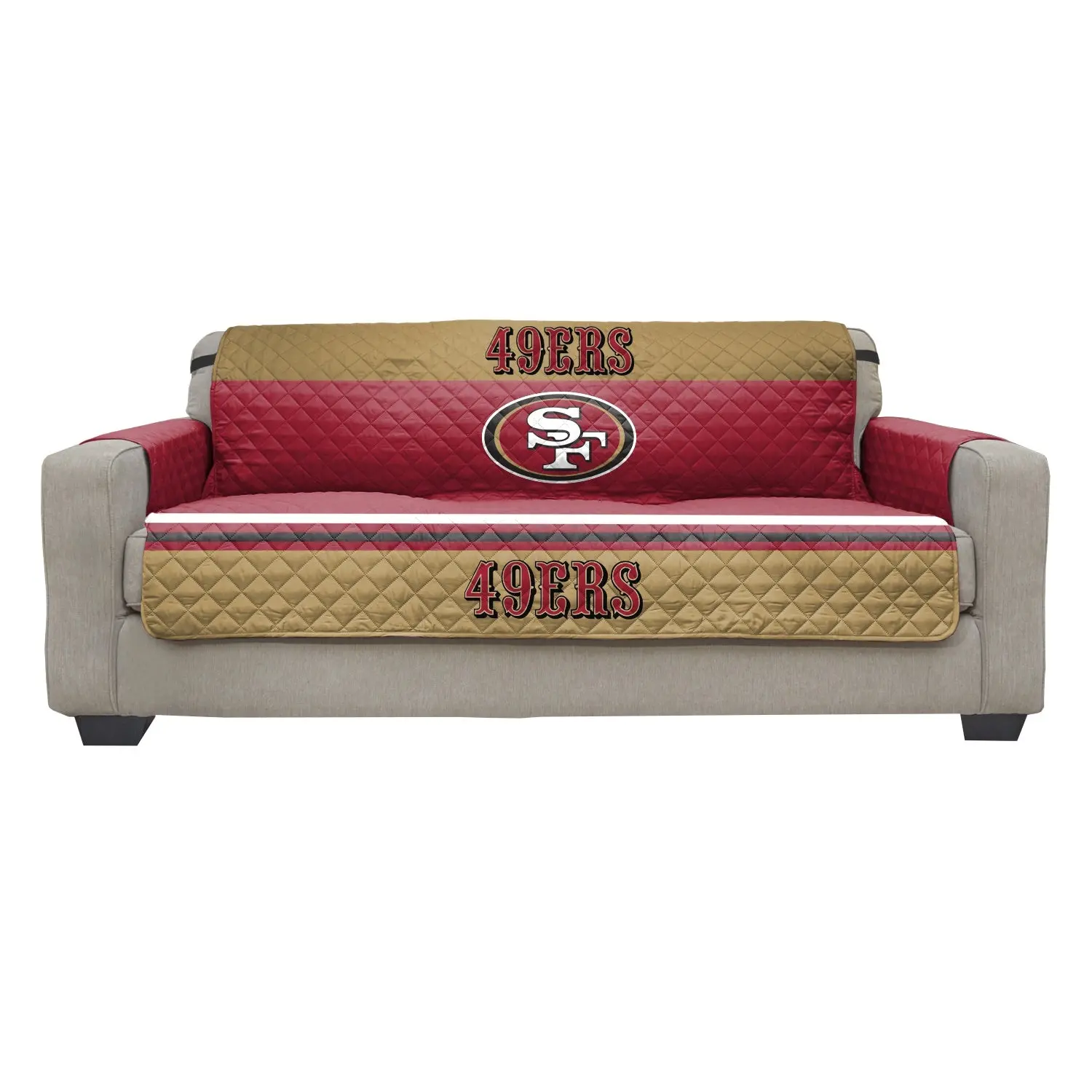 NFL Sofa Furniture Cover with Elastic Straps Protector