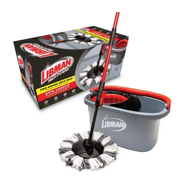 Libman Microfiber Spin Mop System High Power Professional Grade