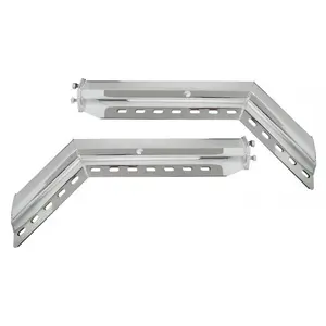 Stainless Steel Mud Flap Hanger 30" 45 Degree Angled Pair