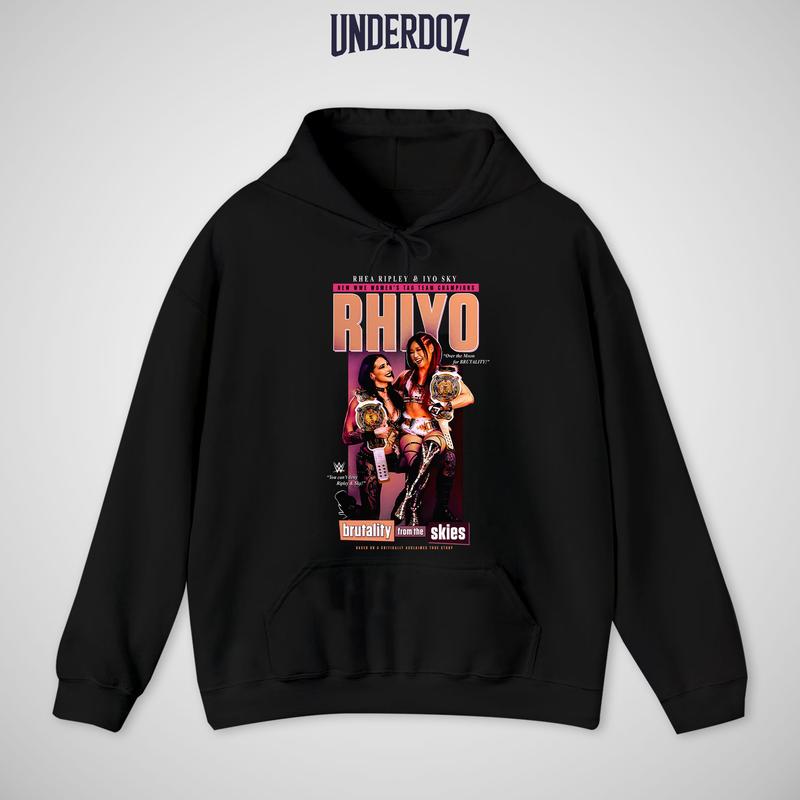 Rhea Ripley & Iyo Sky RHIYO Brutality from the Skies T-Shirt, Rhea Ripley WWE Fans Shirt, Rhea Ripley & Iyo Sky WWE Tee, Unisex Graphic For WWE Fans Clothing, WWE Tee, Menswear Cotton Crewneck Clothes Top