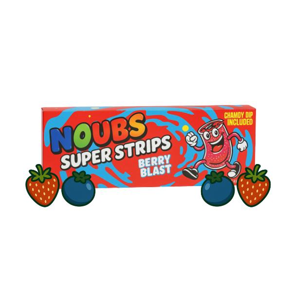 Noubs Super Sour Strips + Chamoy Dip Candy Snack Experience