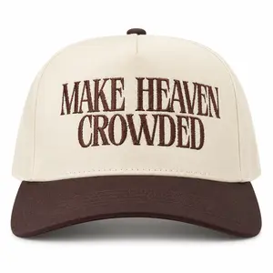 MAKE HEAVEN CROWDED Trucker Hat| Embroidered Christian Cap| Adjustable Snapback for Men & Women| Perfect Faith-Based Gift#christiangangift#gift#fashion#cap#trucker hat, Hats For Women, Mens Hats