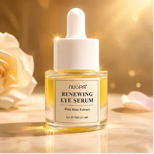 Waterless Eye Serum with Rose Extract – Argan & Meadowfoam Oils, 15ml Dropper
