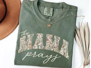 Christian Mama Comfort Colors Shirt, Faith-Based Religious T-Shirt for Women, Mothers Day Christian Gift, Inspirational Mom Bible Verse Tee