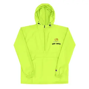 Embroidered Champion Packable Jacket Menswear Pocket