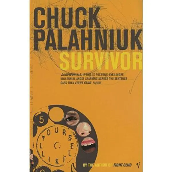 Used Fiction Book - Survivor Novel by Chuck Palahniuk, Brilliantly Satiric Softcover English Literature Book for Fans of Chuck Palahniuk, Fiction Books, Savagely Funny