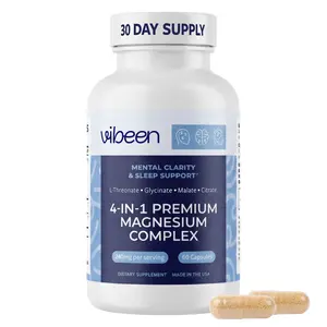 Vibeen - 4-in-1 Magnesium Complex, Made in USA (60 Capsules)