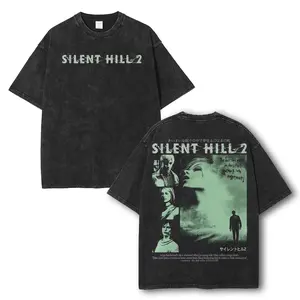 Vintage 90s Bootleg Style Silent Hill II T-Shirt, James Sunderland T-shirt, Retro Silent Hill II Gifts For Man And Women Unisex T-Shirt Casual Cotton