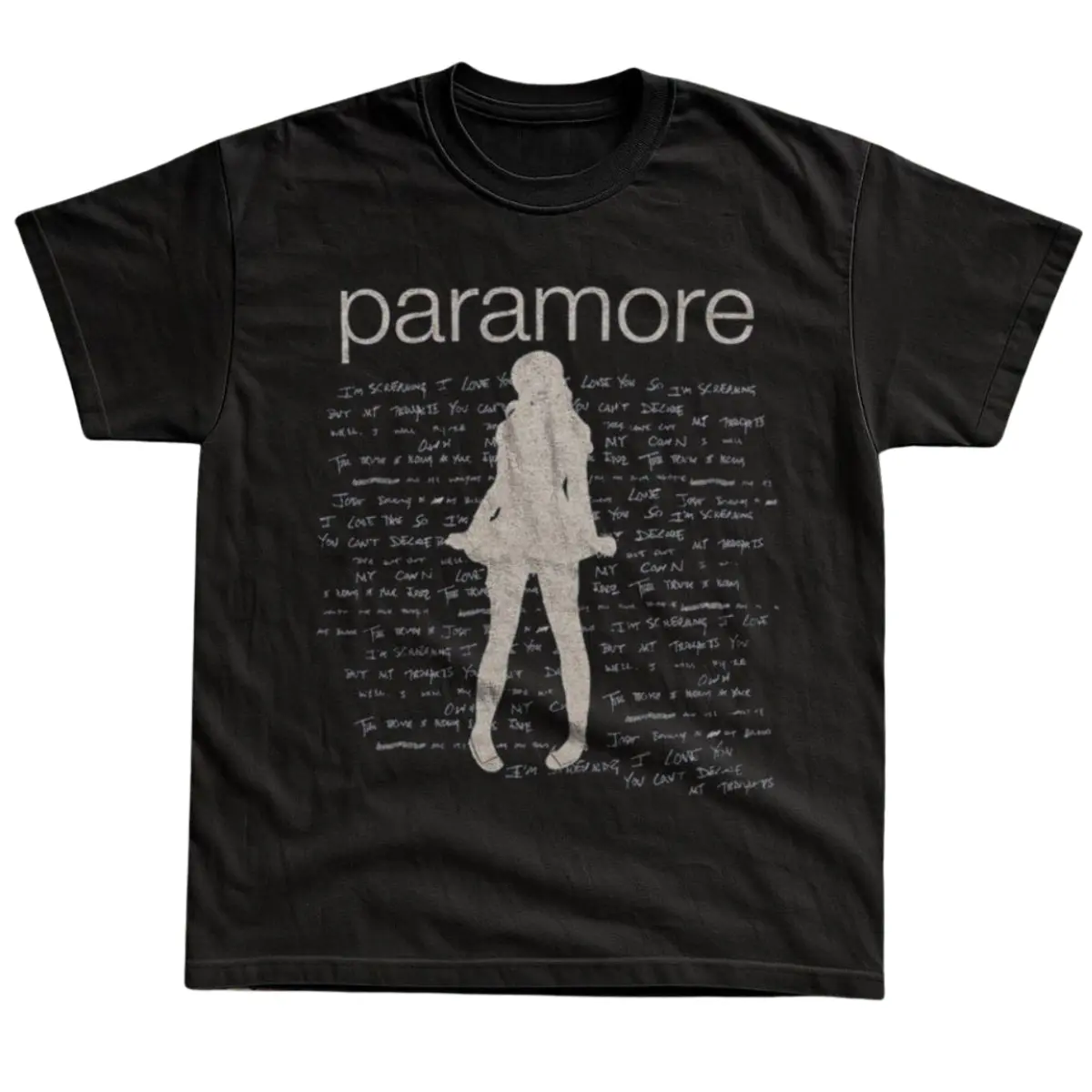 Gildan Men's and Women's T-shirt, Vintage Style Paramore Graphic Tee, Unisex Casual Top, Riot Era Inspired Band Shirt, Emo Pop Punk Music T-Shirt, Retro Y2K Aesthetic Apparel, Alternative Rock Tee, Concert Inspired Graphic Shirt, Trendy Graphic Tee
