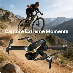 Aerial Drone M8 Pro 2026 - GPS Positioning, 4K UHD EISCamera, 5G WiFi FPV, Brushless Motors, Optical Flow Hover,Intelligent Obstacle Avoidance, Auto Return, 360° Stunt Roll,Two Batteries