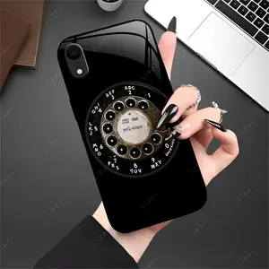 Suitable for [iPhone Xr] High-end phone case🤩, featuring a vintage rotary dial pattern🥰✨, with a high-end, stylish, and minimalist design，drop-resistant, affordably priced，fingerprint-resistant  YM99