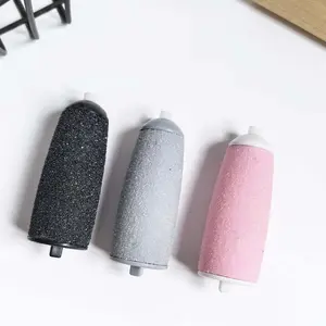 3pcs Foot File Replacement Heads set, Different Grit Roller Heads for Foot Care Tools, Foot Care Sanding Heads for Exfoliating Massage Tool, Compatible Replacement Kit