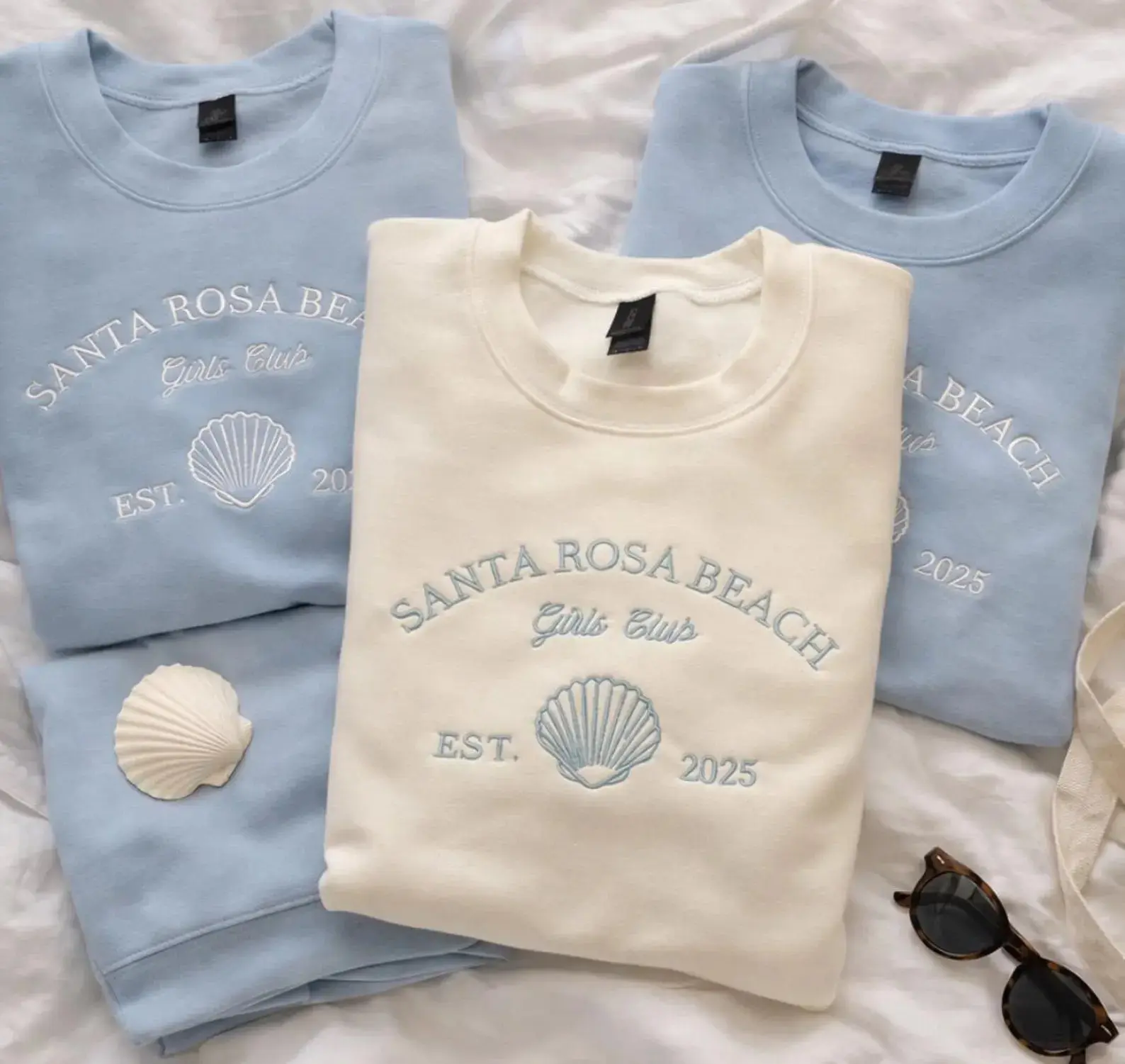 Seashells and Wedding Bells Bachelorette Sweatshirt