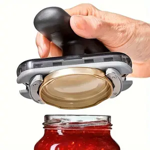 Adjustable Multifunctional Bottle and Jar Opener, Easy Grip Manual Kitchen Tool, Durable Abs Material for Parties and Daily Use, User-Friendly Can Opener with Strong Grip Features