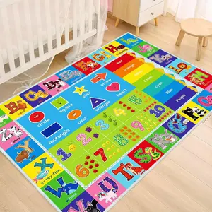 ABC Play Carpet for  -   Rug with ABCs, Numbers, , and Colors for Playroom & Classroom - (59X39.4Inches)
