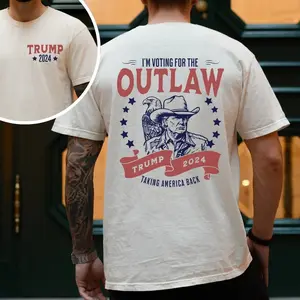 Voting for the Trumpp, Outlaw President Trumpp T-shirt, Felon 2024, Western Trumpp Cowboy, Trumpp Convicted Not-Guilty, Trumpp Cowboy T-shirt