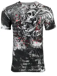 Xtreme Couture By Affliction Men's T-shirt Combatant Crewneck Cotton