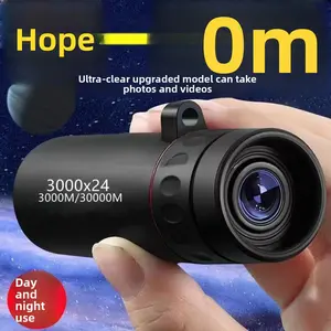 High Power HD Monocular Telescope with Night Vision Phone Adapter for Bird Watching Concert Outdoor Travel Portable Optical Scope