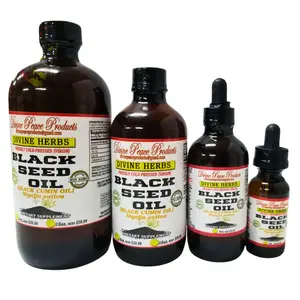 Black Seed Oil (Nigella Sativa) | Cold-Pressed, 100% Pure | Multi-Use Body & Wellness Oil | 1oz–16oz