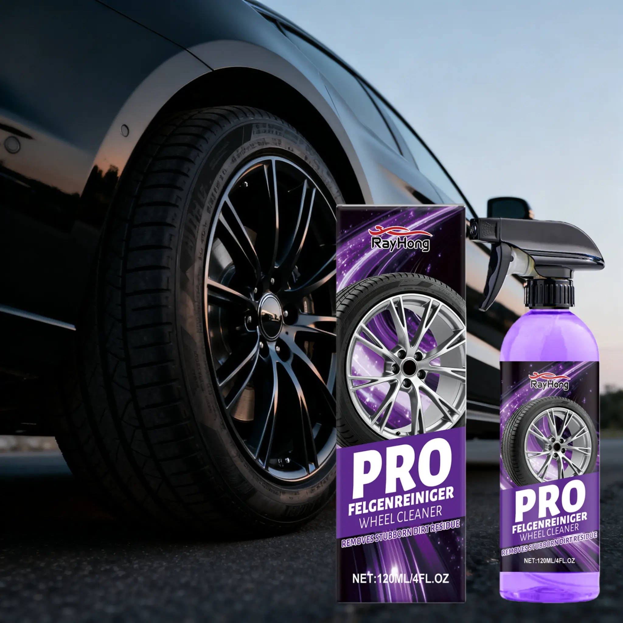 All-Purpose Rim Cleaner Formula Deep Cleaning and Oil-Removing Powerful ...