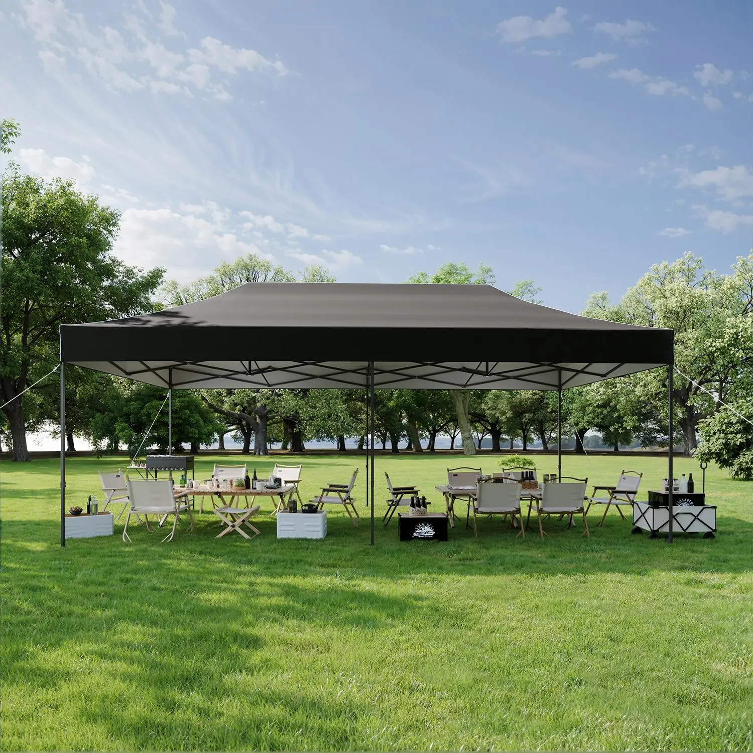 Aoxun Pop Up Canopy Tent, 10x10/10x15/10x20, UPF 50+ Waterproof Outdoor Gazebo, Includes Roller Bag & Sand Bags Aoxun Pop Up Canopy Tent, 10x10/10x15/10x20, UPF 50+ Waterproof Outdoor Gazebo, Includes Roller Bag & Sand Bags