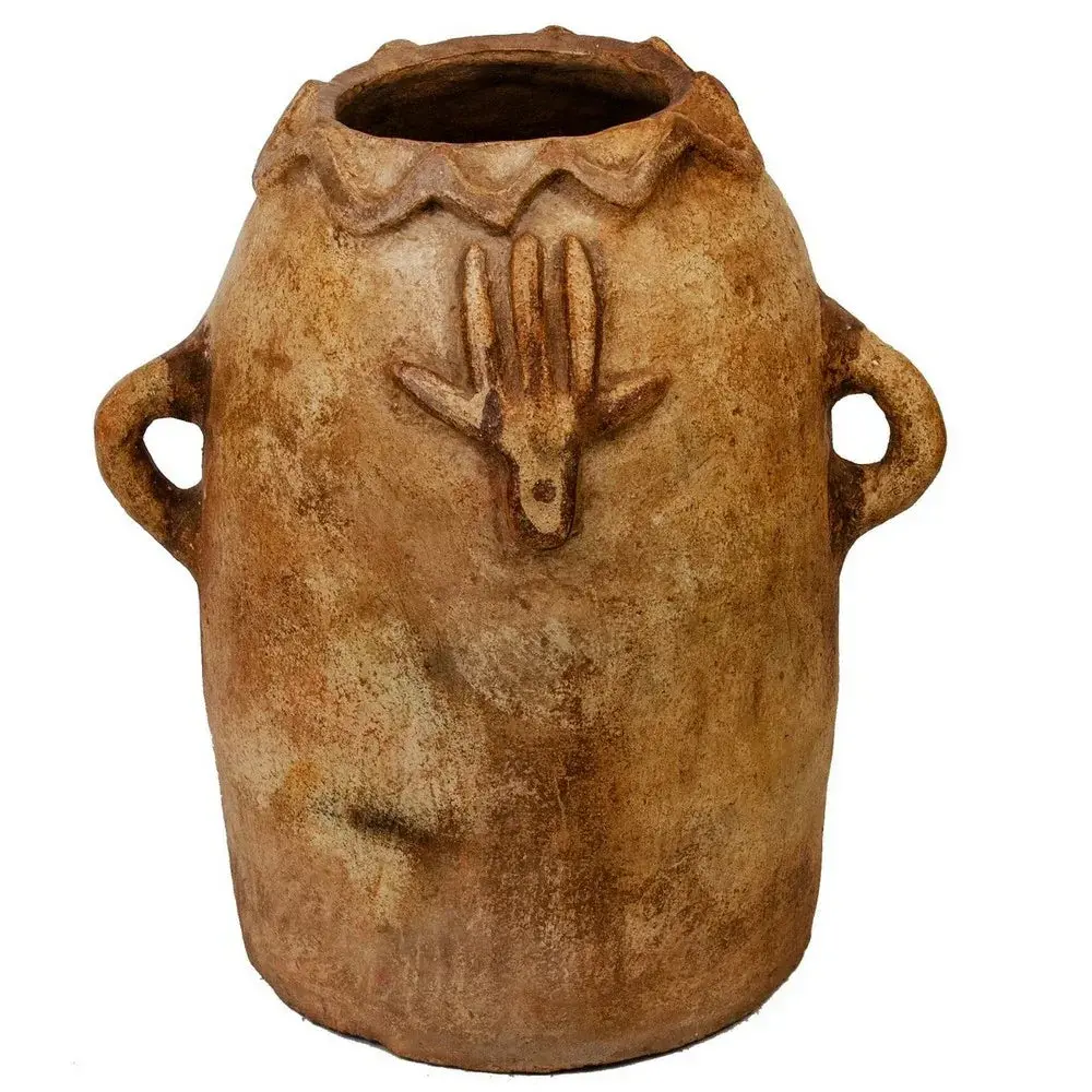 Antique Moroccan Terracotta Butter Churn