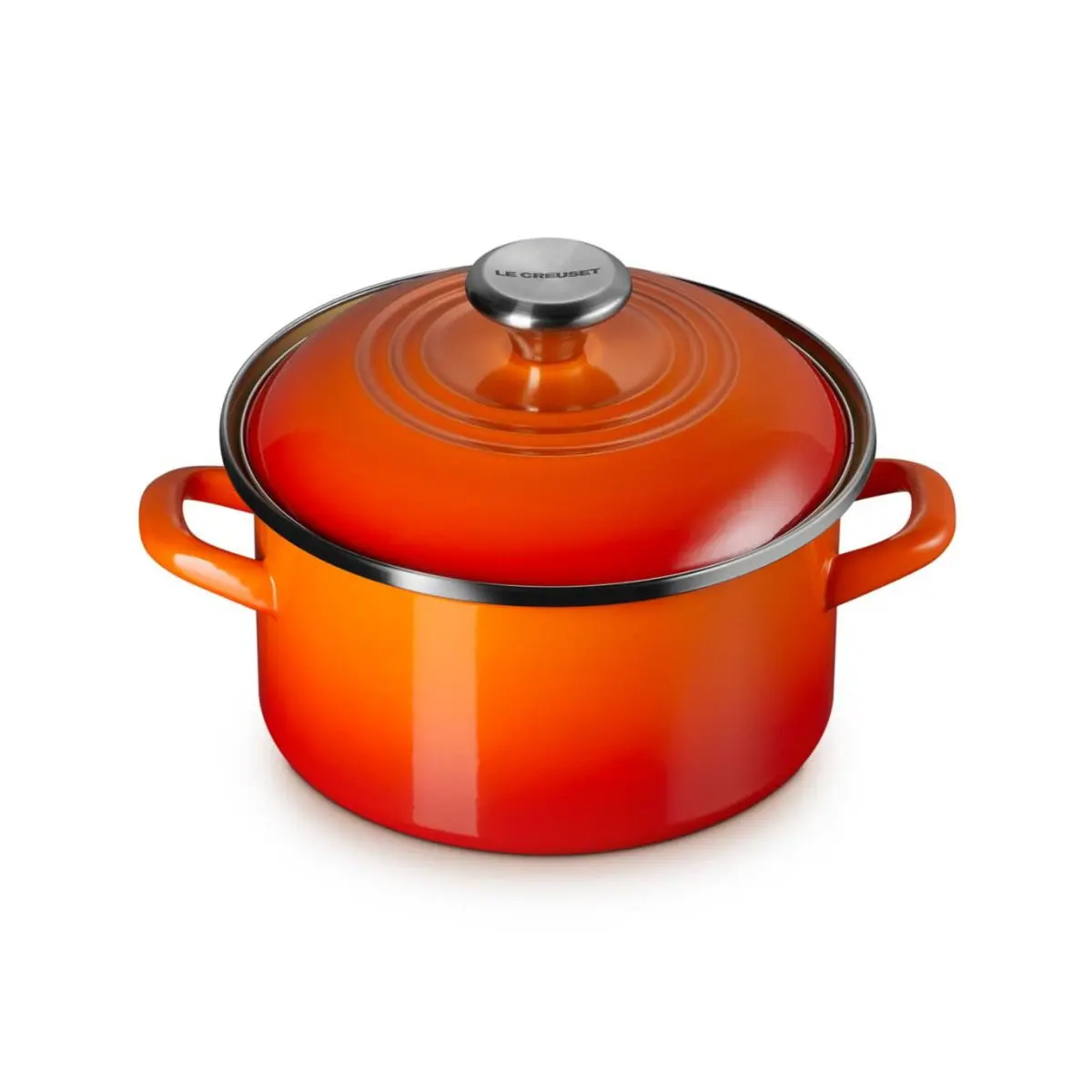 Le Creuset 3.8 Qt. Petite Enamel On Steel Stockpot | Flame
