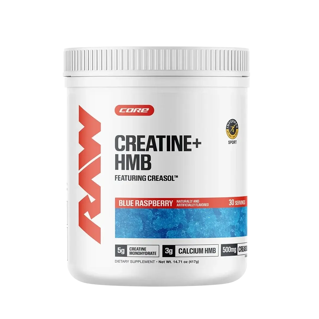 Raw Creatine + HMB Supplement for Muscle Growth & Strength