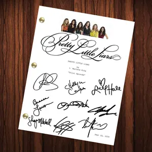 Pretty Little Liars TV Show Script Pilot Episode Signed Autographed Cast Signed Full Screenplay