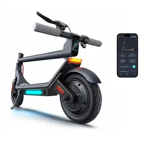 Electric Scooter for Adults, 500W Motor, 31-Mile Long Range, 10" Tubeless Tires, 15.5mph Foldable E-Scooter with Smart APP Control for Commuting & Outdoor Travel