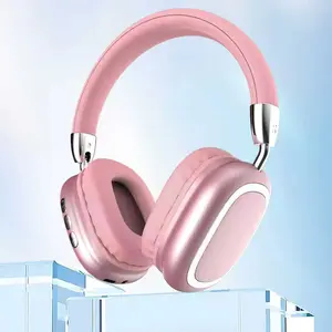 New Wireless Over-Ear Bluetooth-compatible Headphones, Foldable Noise-Canceling Metal Texture Design, Comfortable Leather, Low Latency HiFi Call