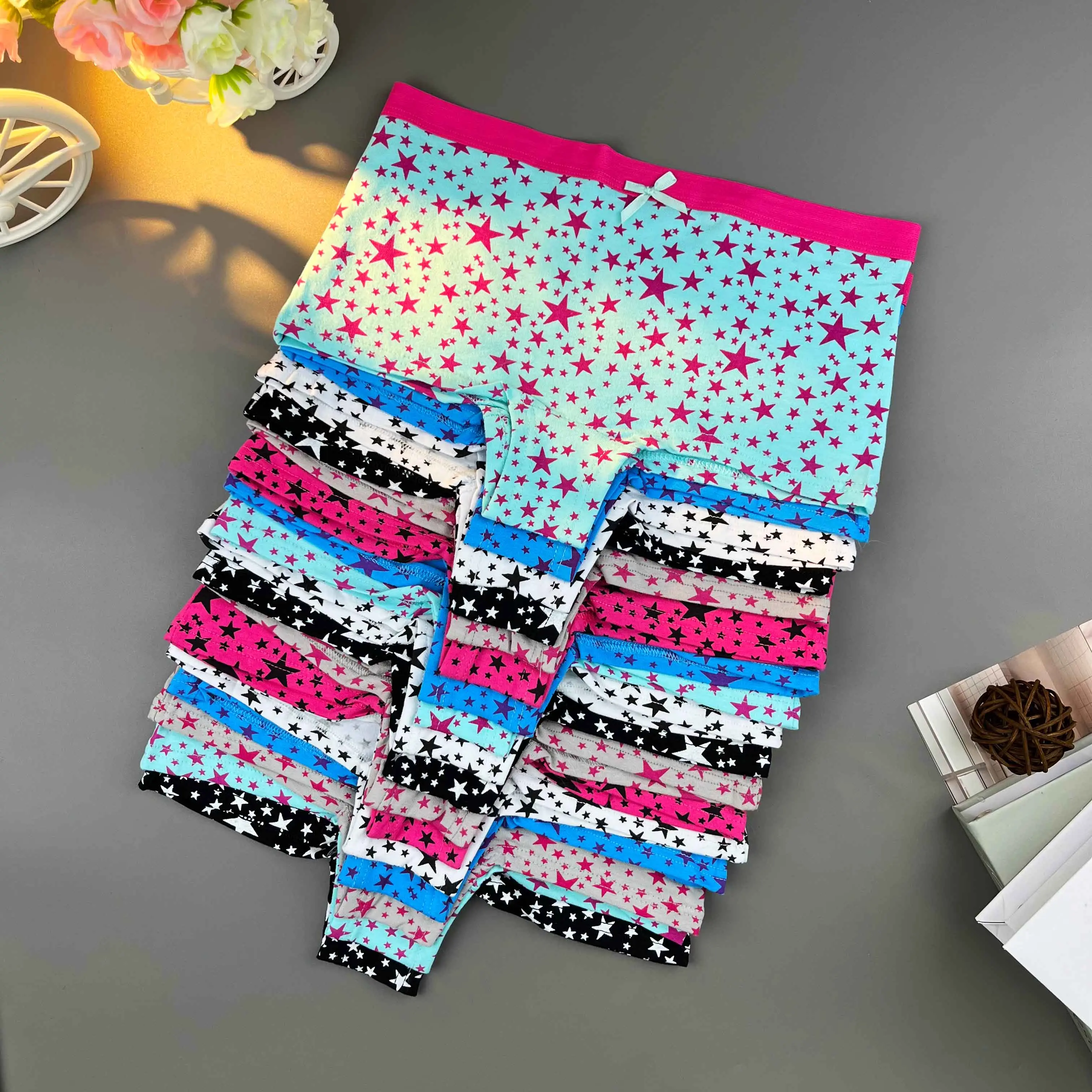 17-Pack Women's Hipster Panties, Seamless Star & Letter Print Lingerie, Soft Stretch Breathable Fabric for Everyday Comfortable Wear, Clothe