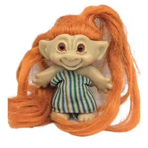 Vintage Troll Figure Dam 3" Made in Denmark 1960s Danish