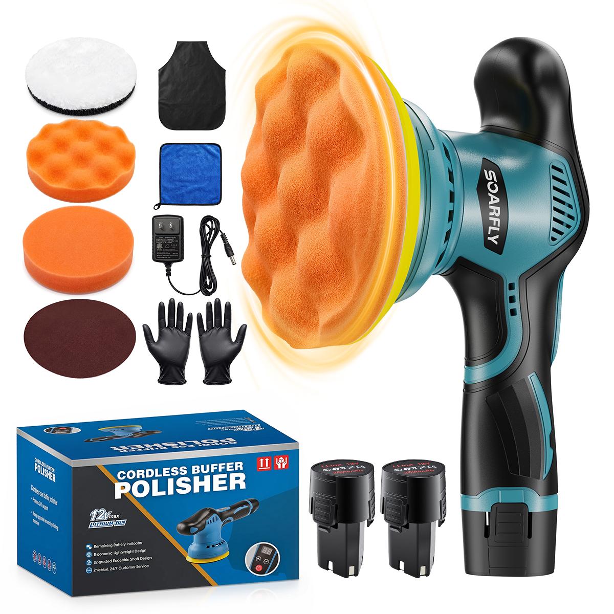 Polisher handle and controls