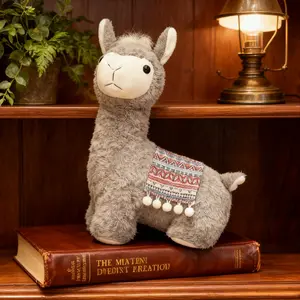 Alpaca Fabric Door Stopper, Anti-Slip Windproof Door Wedge, Cartoon Animal Design, Home Bedroom Door Blocker, Prevents Hand Pinching