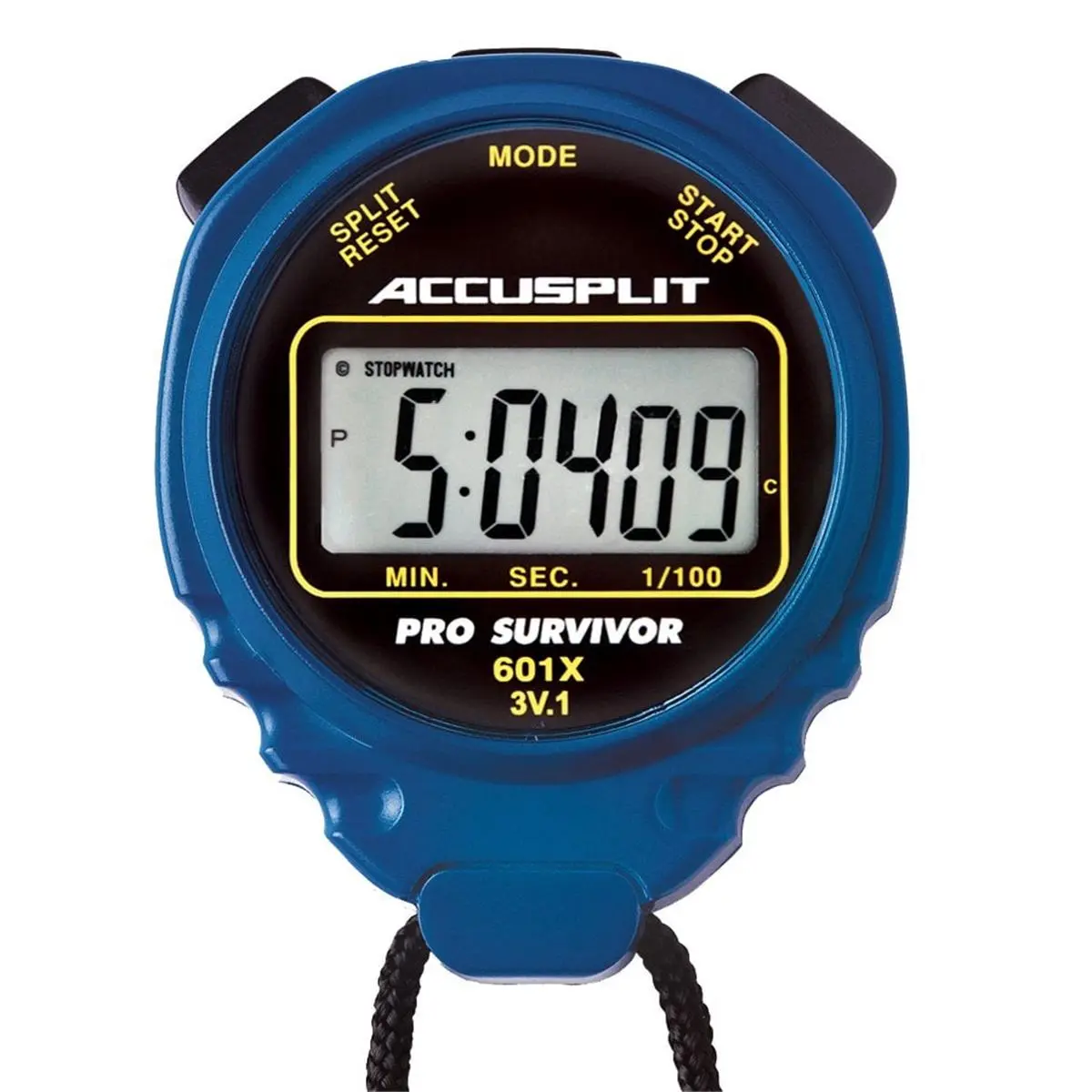 Accusplit Pro Survivor Stopwatch with Blue Case