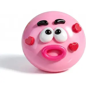 Smushers Squishy Curiosities - Ultra-Soft Slow-Rising Stress Relief Toy, Cute Quirky Sensory Fidget Toy for Adults, Unique Office Desk Decor (Pink)