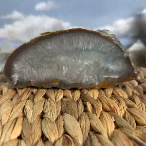 Dyed Blue agate Slab