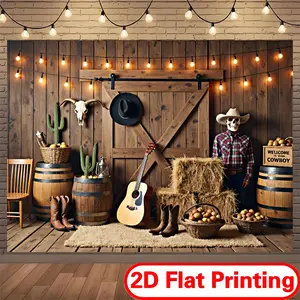 2D Flat Print Polyester Indoor Backdrops - Standing Banner for Studio Shoots, Portraits