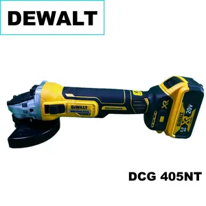 DEWALT DCG405NT 20V Brushless Angle Grinder 125mm – High Power Cordless Tool for Metal Cutting, Rust Cleaning, Polishing and Construction Tasks