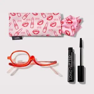 Long -N- Lifted Tubing Mascara & Magnifying Makeup Glasses Kit (3PC)