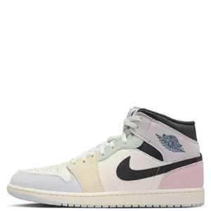 Men's Jordan 1 Mid SE Sail/Iced Jade-Anthracite (IB7110 100)