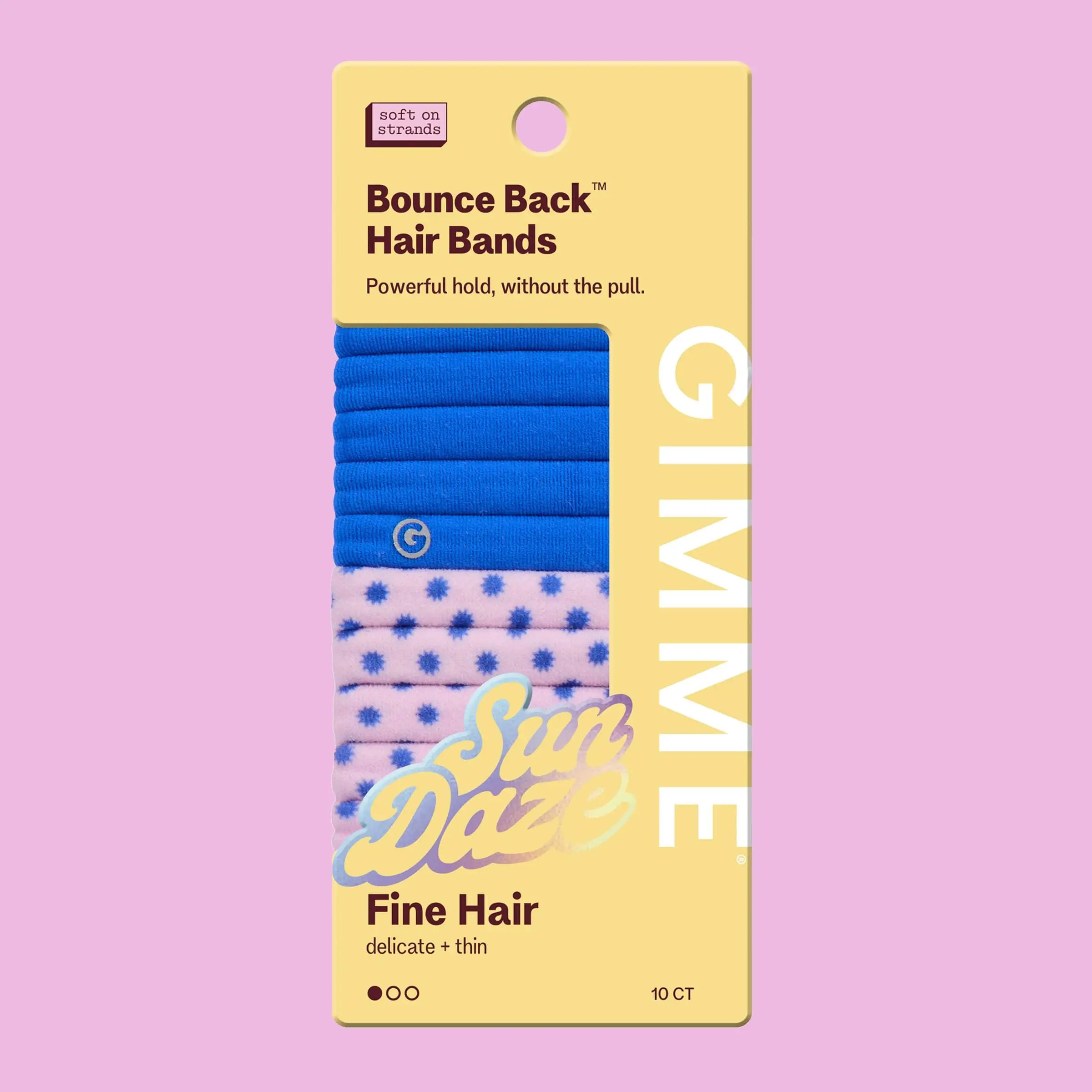 Bounce Back Hair Bands - Fine - Cobalt Crush